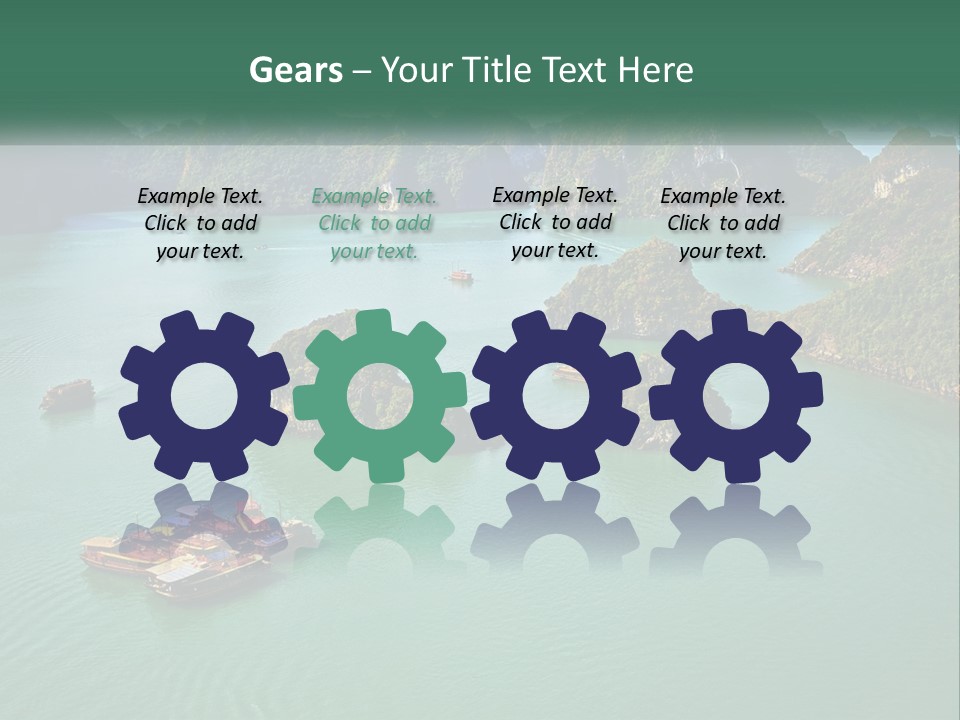 Cloud Leaf Small PowerPoint Template