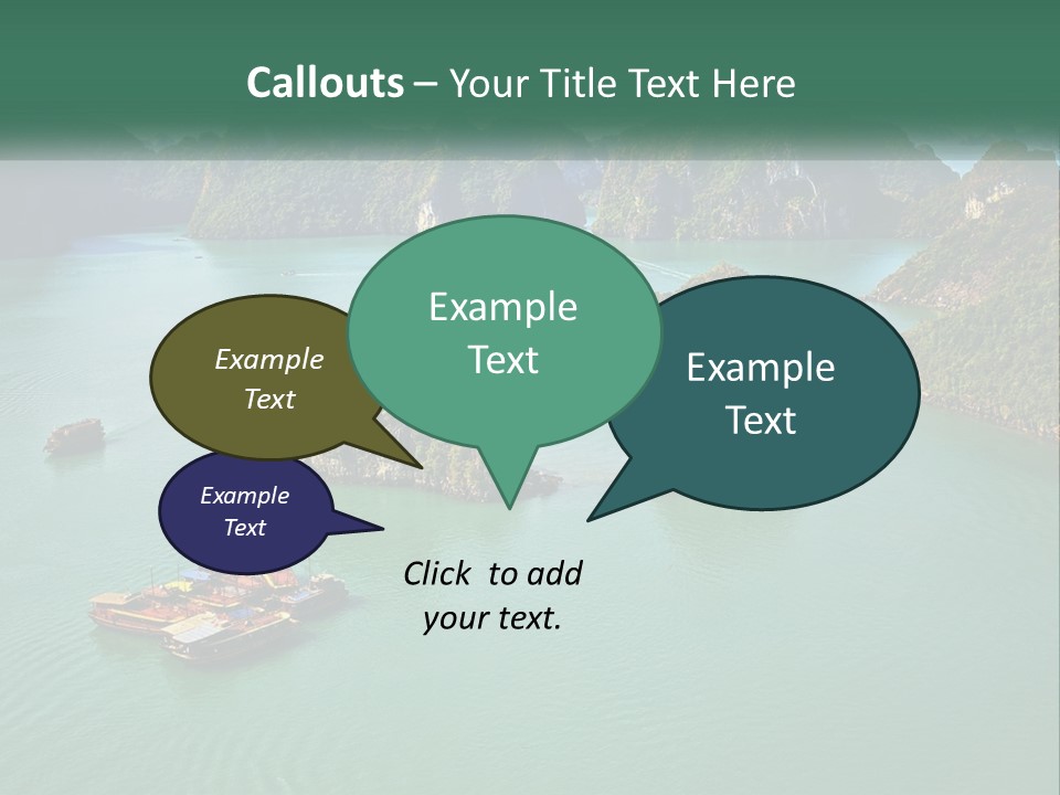 Cloud Leaf Small PowerPoint Template