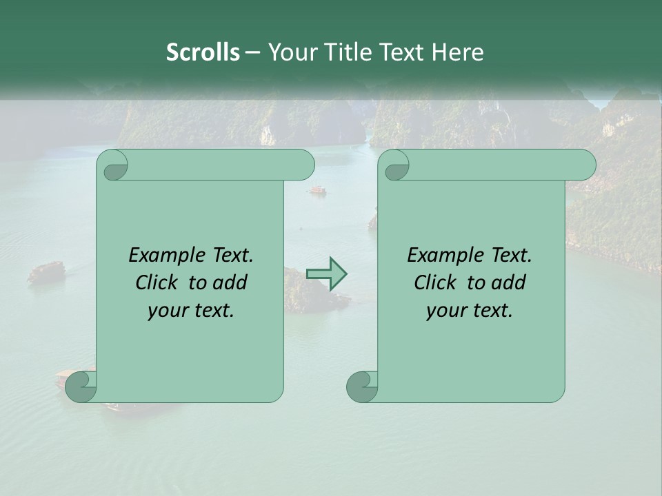 Cloud Leaf Small PowerPoint Template