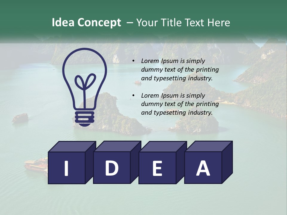 Cloud Leaf Small PowerPoint Template