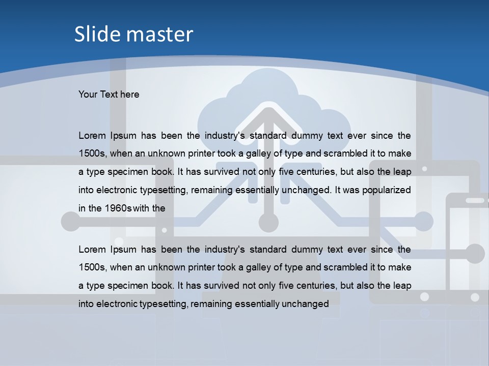 Background House Holding PowerPoint Template