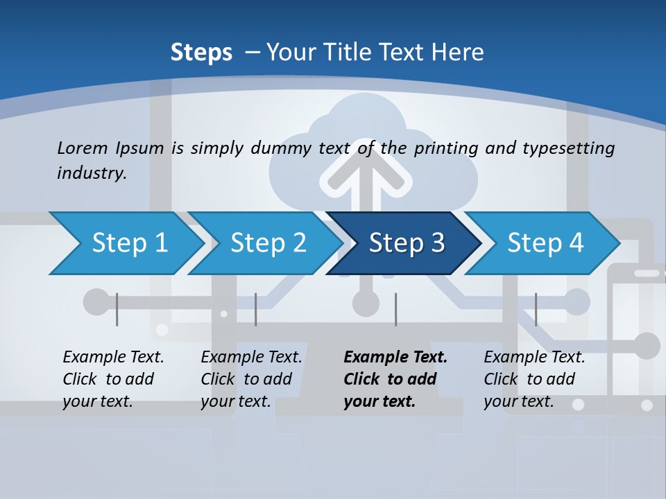 Background House Holding PowerPoint Template