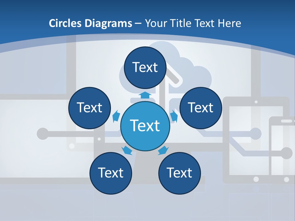 Background House Holding PowerPoint Template