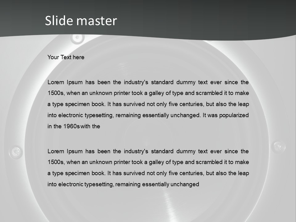 Park Green Model PowerPoint Template