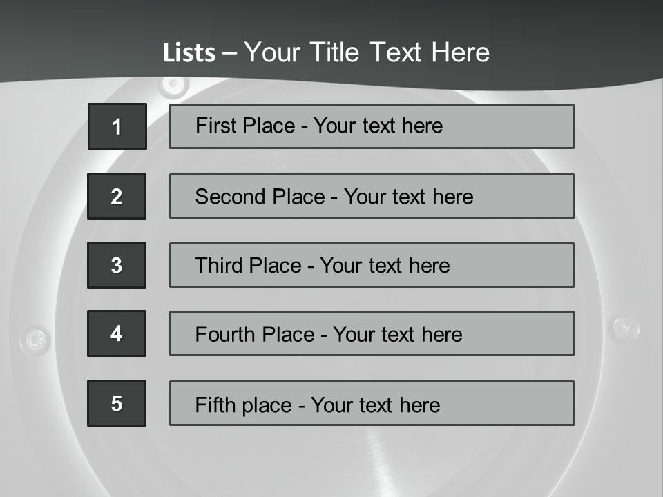 Park Green Model PowerPoint Template