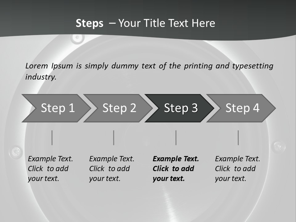 Park Green Model PowerPoint Template