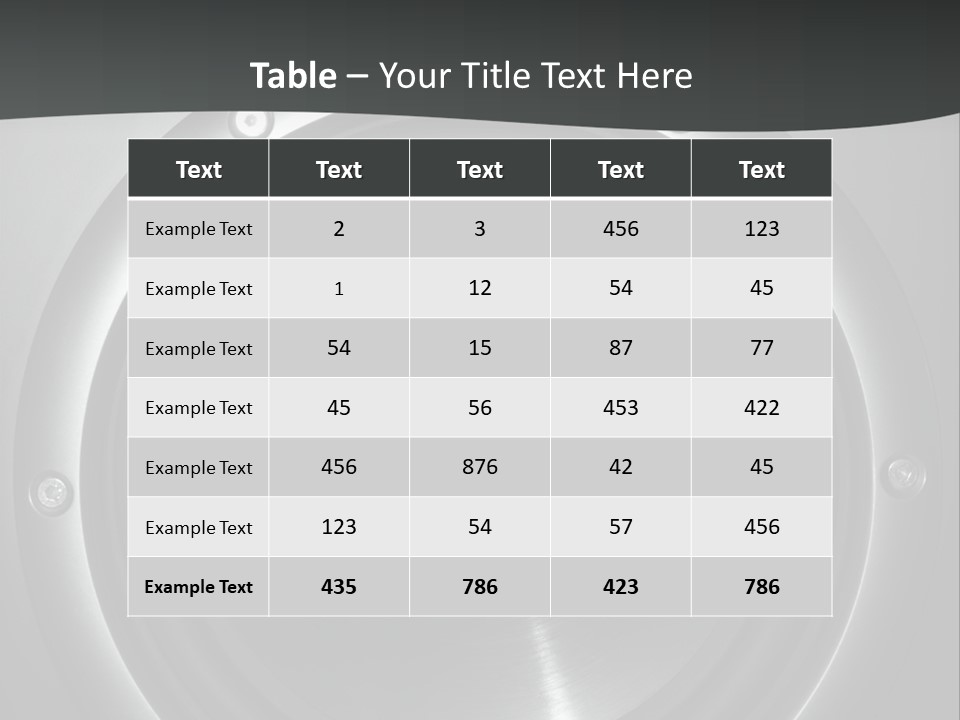 Park Green Model PowerPoint Template