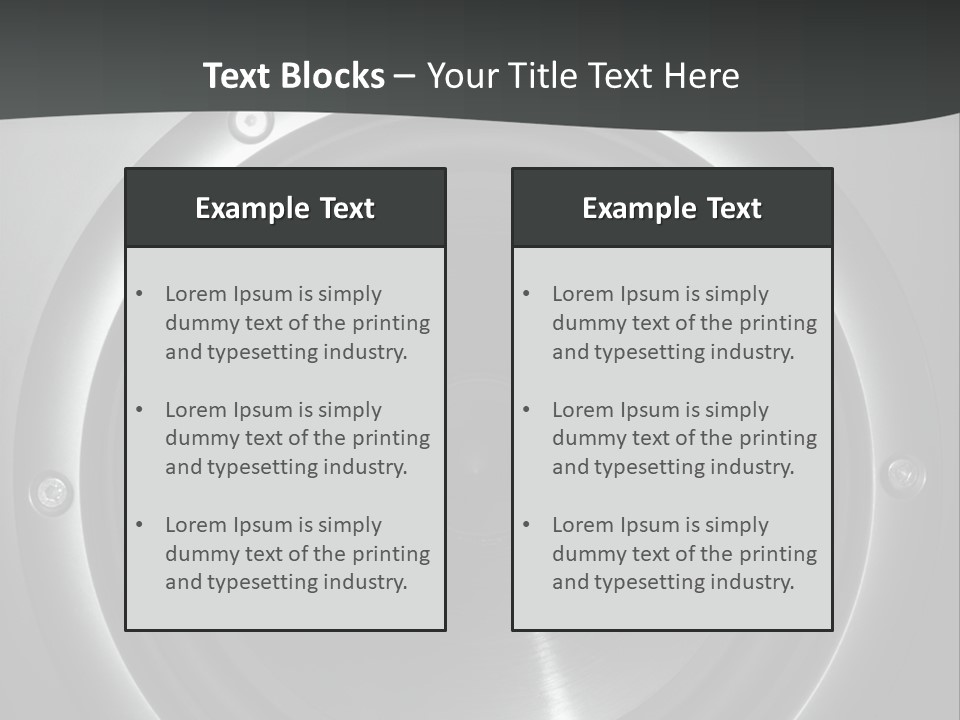 Park Green Model PowerPoint Template
