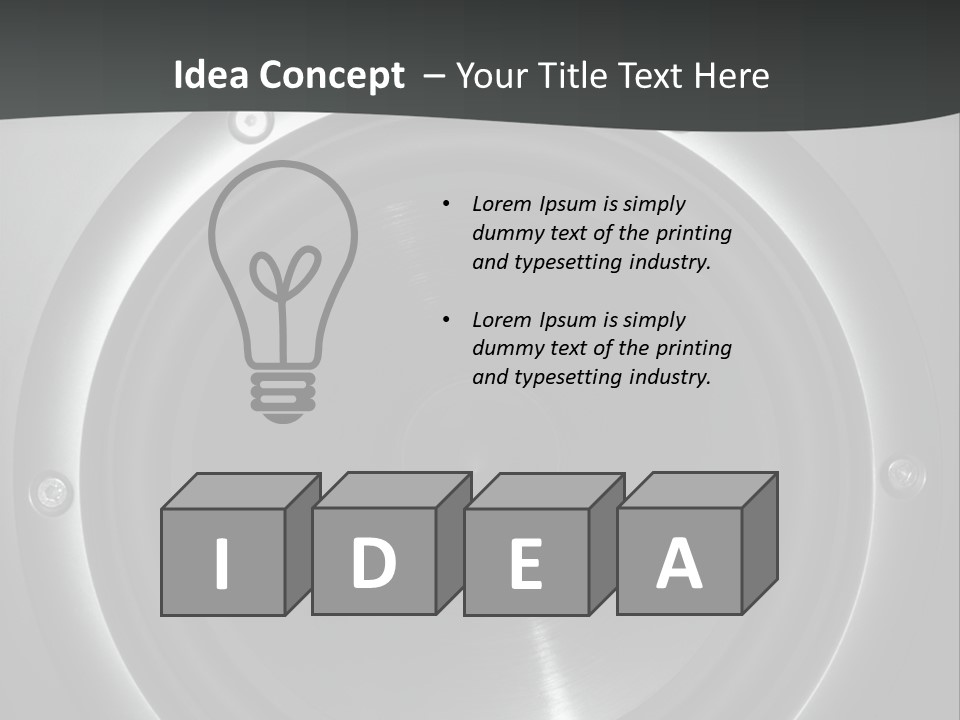 Park Green Model PowerPoint Template