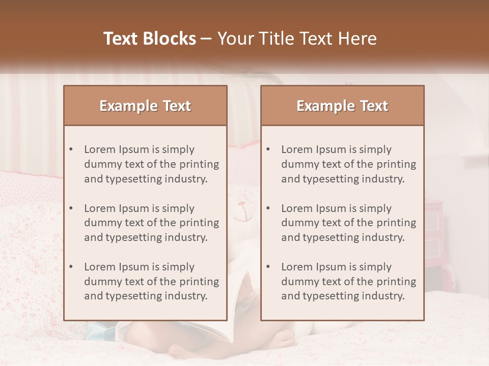 Finance Blue Sky Architecture PowerPoint Template