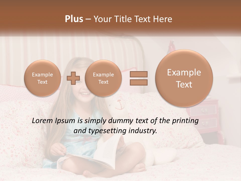 Finance Blue Sky Architecture PowerPoint Template