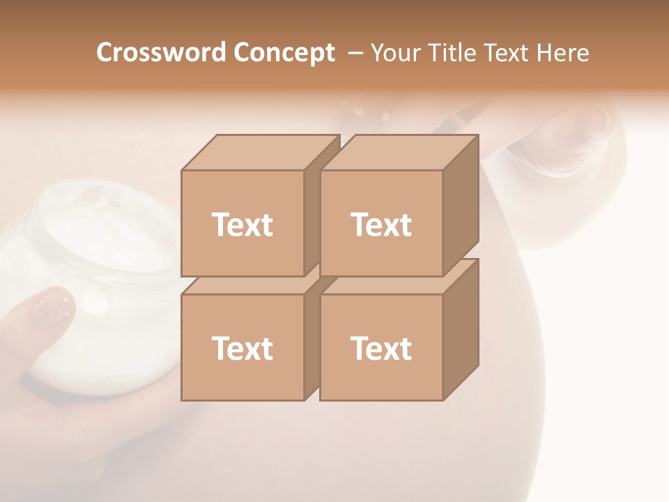 Blue Sky Small Garden PowerPoint Template