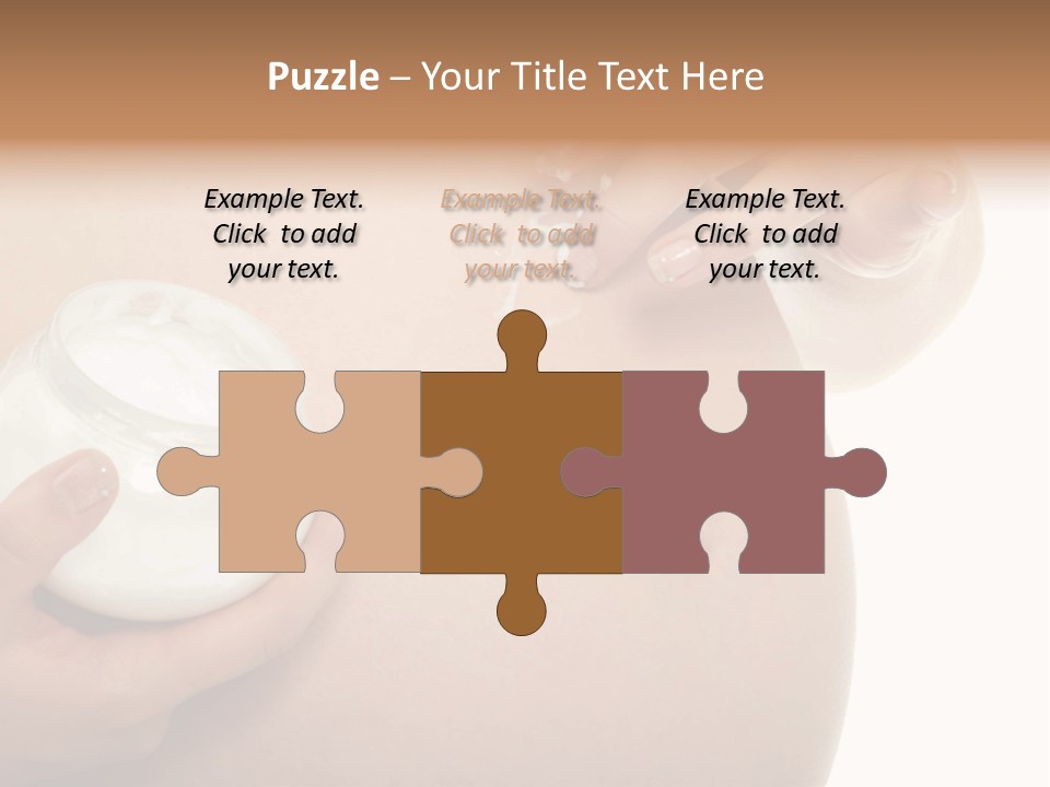 Blue Sky Small Garden PowerPoint Template