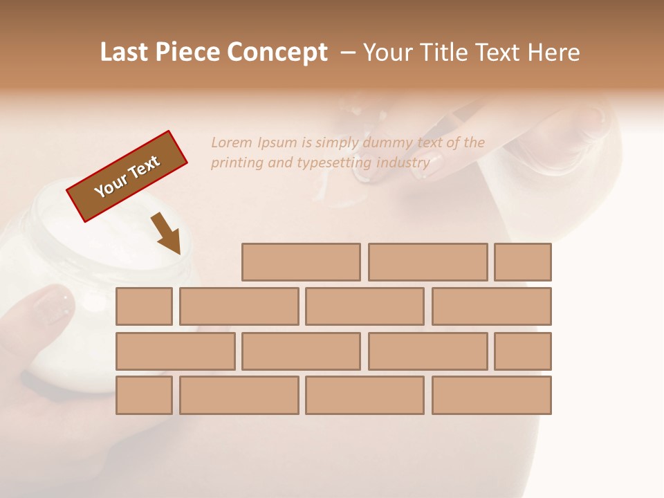 Blue Sky Small Garden PowerPoint Template