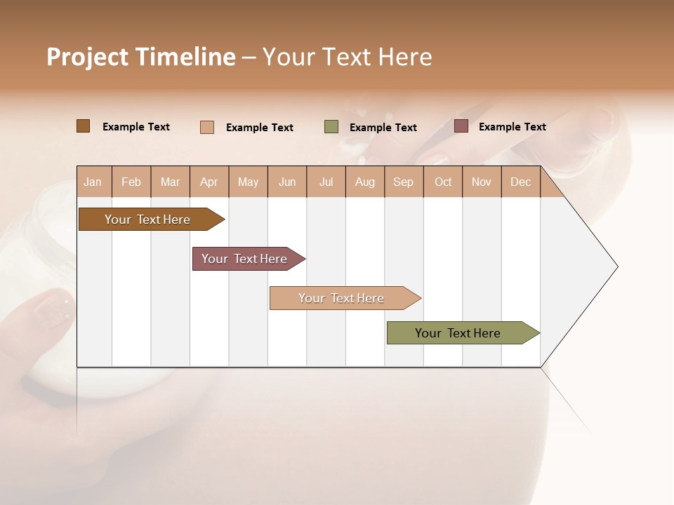 Blue Sky Small Garden PowerPoint Template