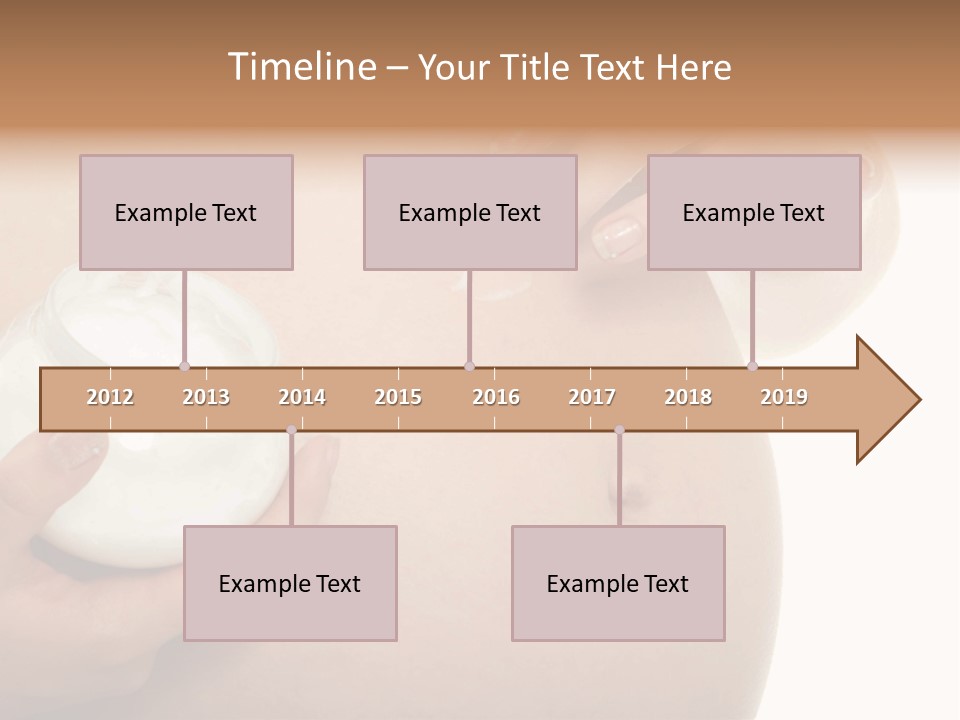 Blue Sky Small Garden PowerPoint Template