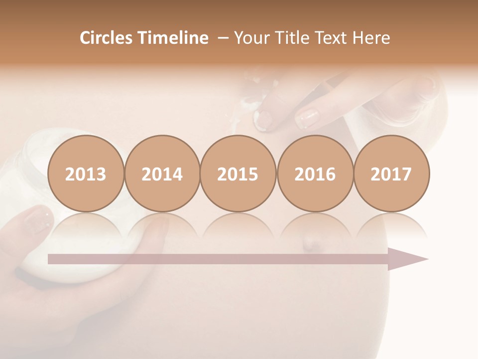 Blue Sky Small Garden PowerPoint Template