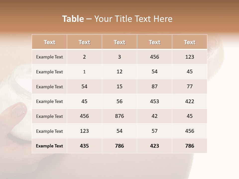 Blue Sky Small Garden PowerPoint Template
