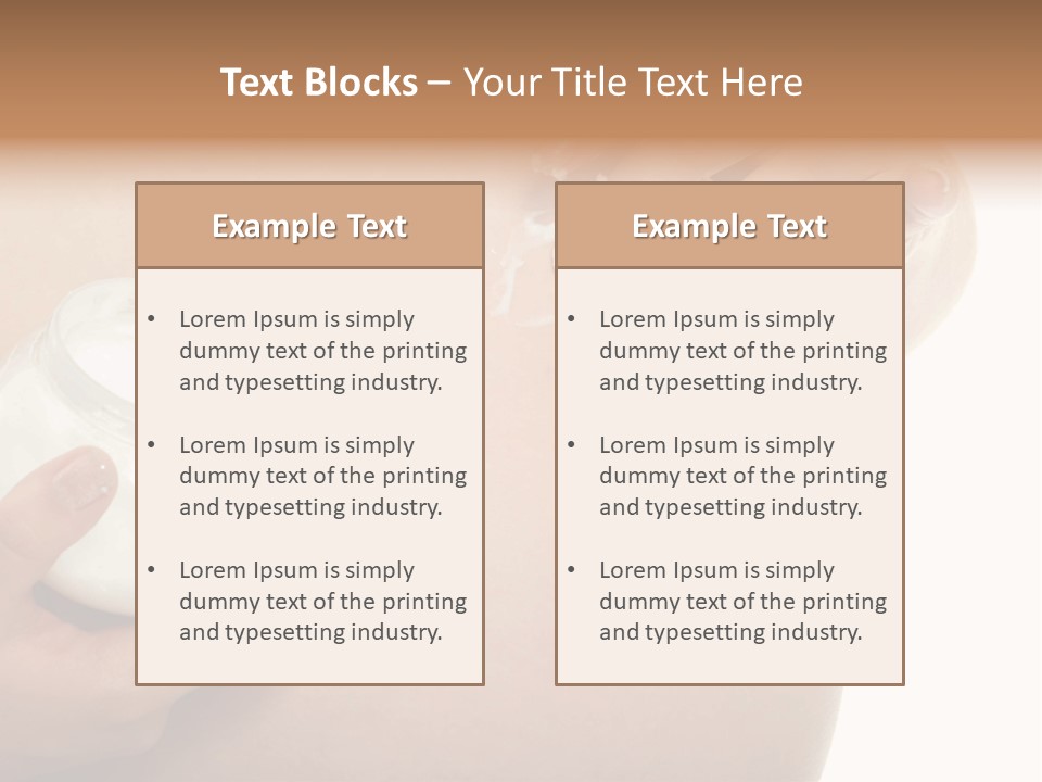 Blue Sky Small Garden PowerPoint Template