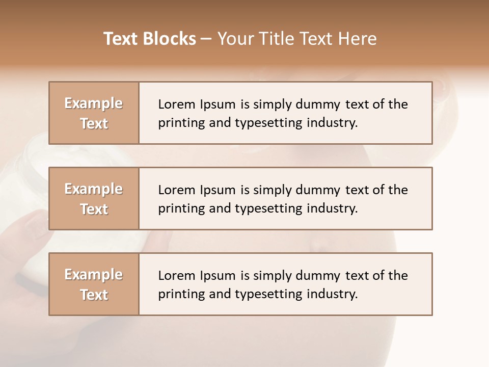 Blue Sky Small Garden PowerPoint Template