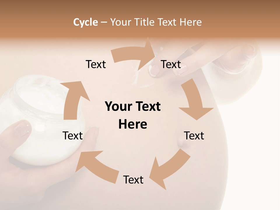 Blue Sky Small Garden PowerPoint Template