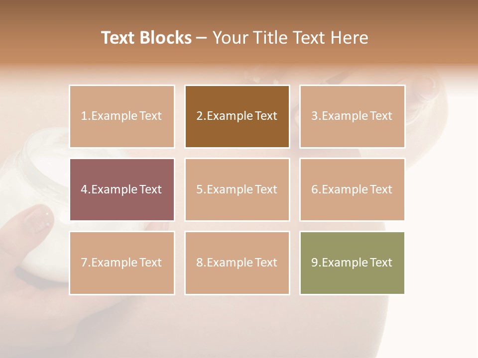 Blue Sky Small Garden PowerPoint Template