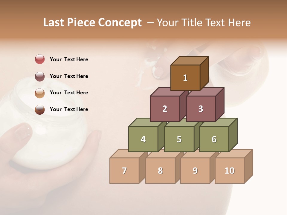 Blue Sky Small Garden PowerPoint Template