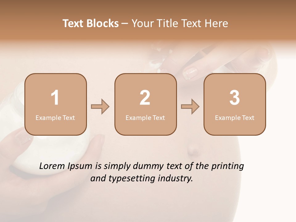 Blue Sky Small Garden PowerPoint Template