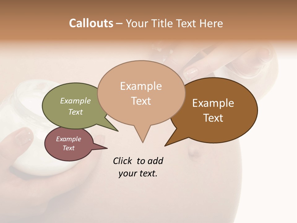 Blue Sky Small Garden PowerPoint Template