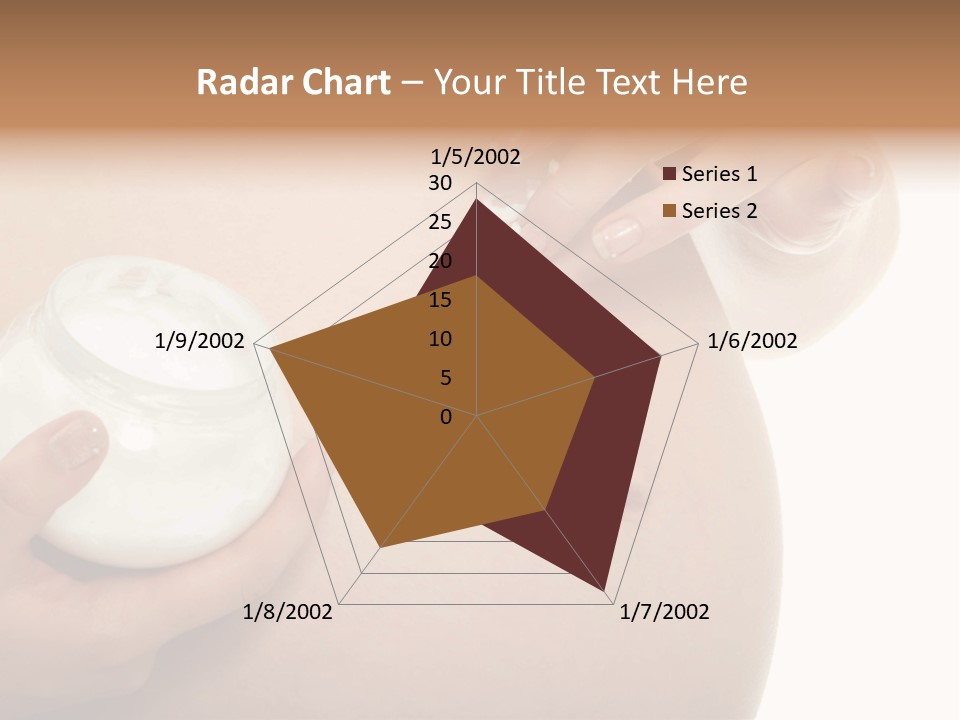 Blue Sky Small Garden PowerPoint Template