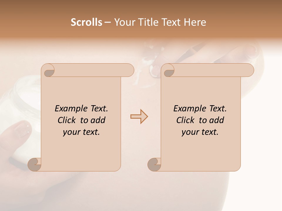 Blue Sky Small Garden PowerPoint Template