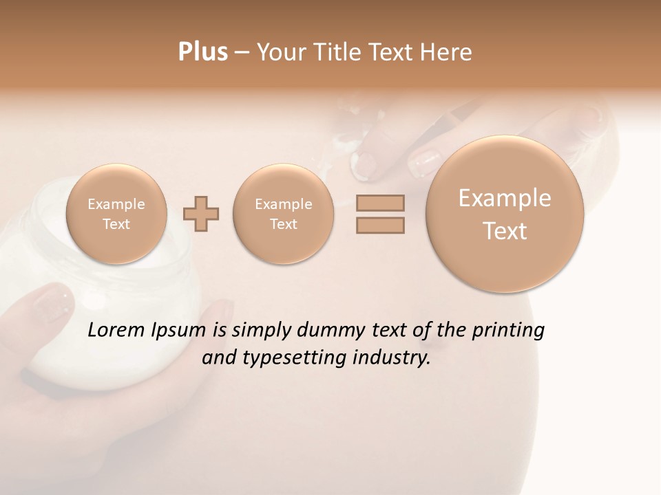Blue Sky Small Garden PowerPoint Template