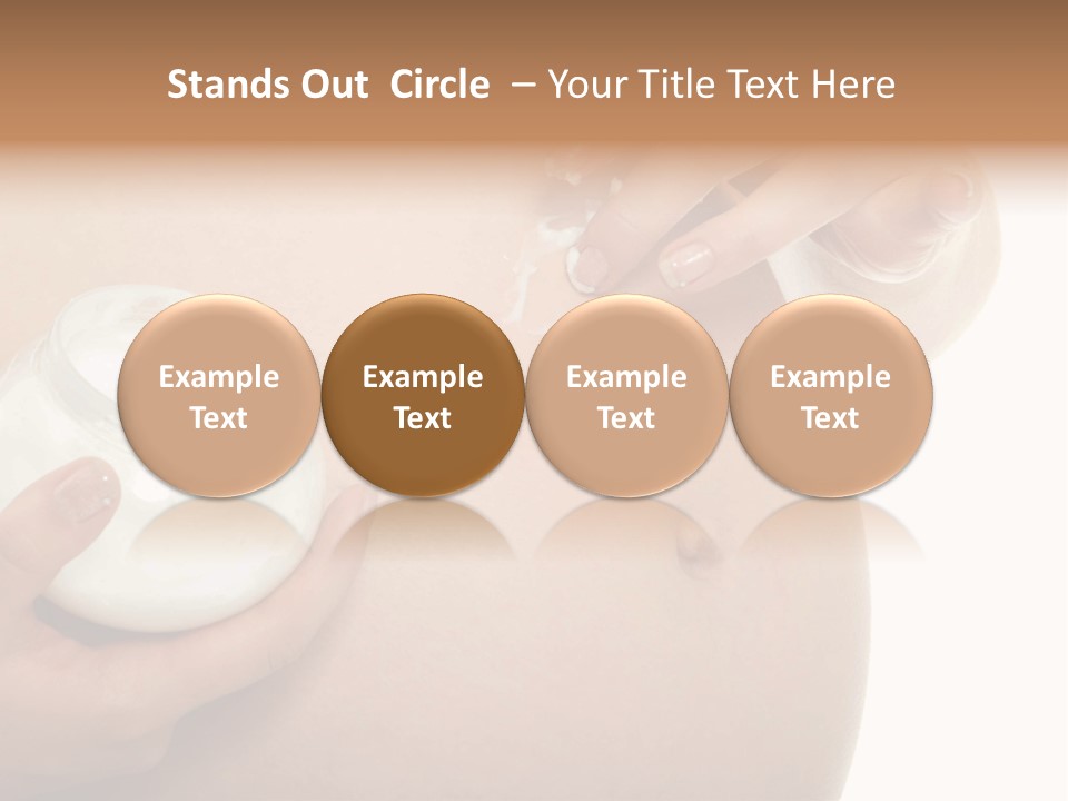 Blue Sky Small Garden PowerPoint Template