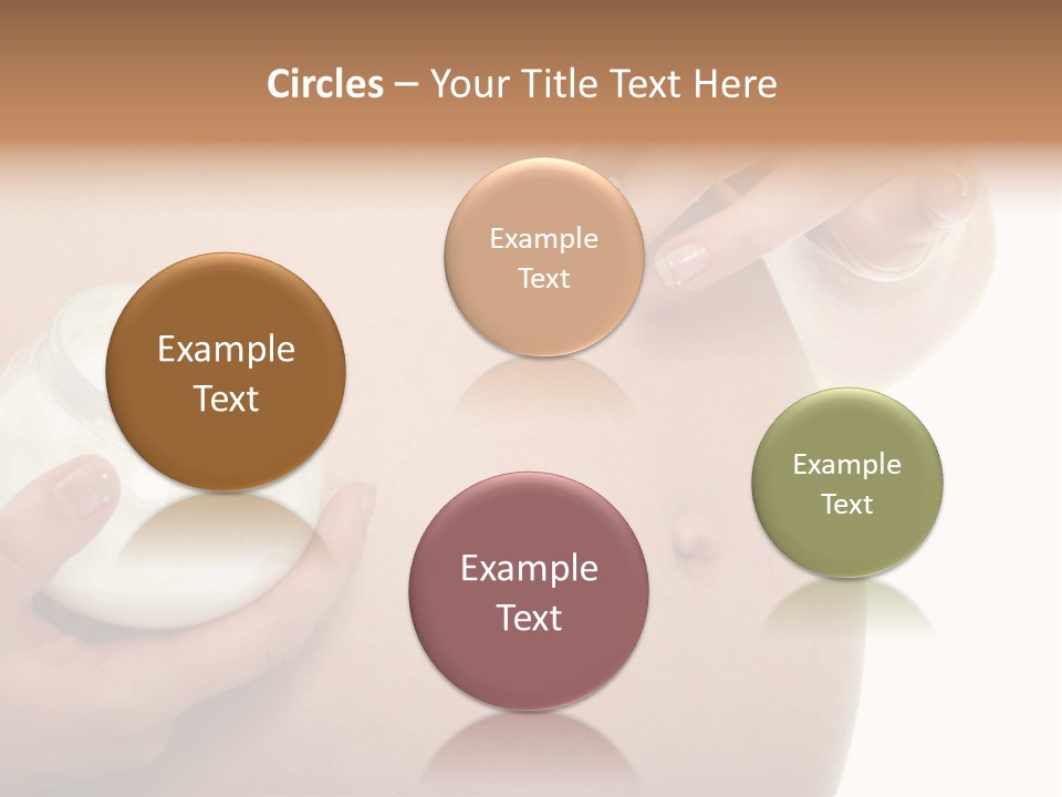 Blue Sky Small Garden PowerPoint Template