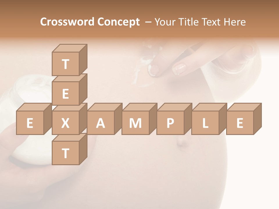 Blue Sky Small Garden PowerPoint Template