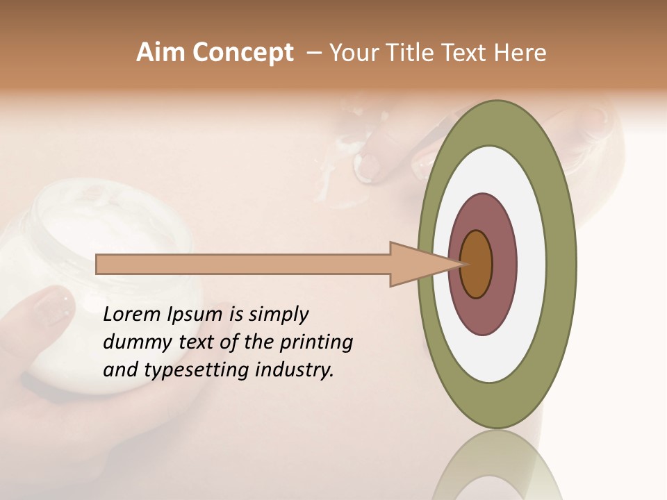 Blue Sky Small Garden PowerPoint Template