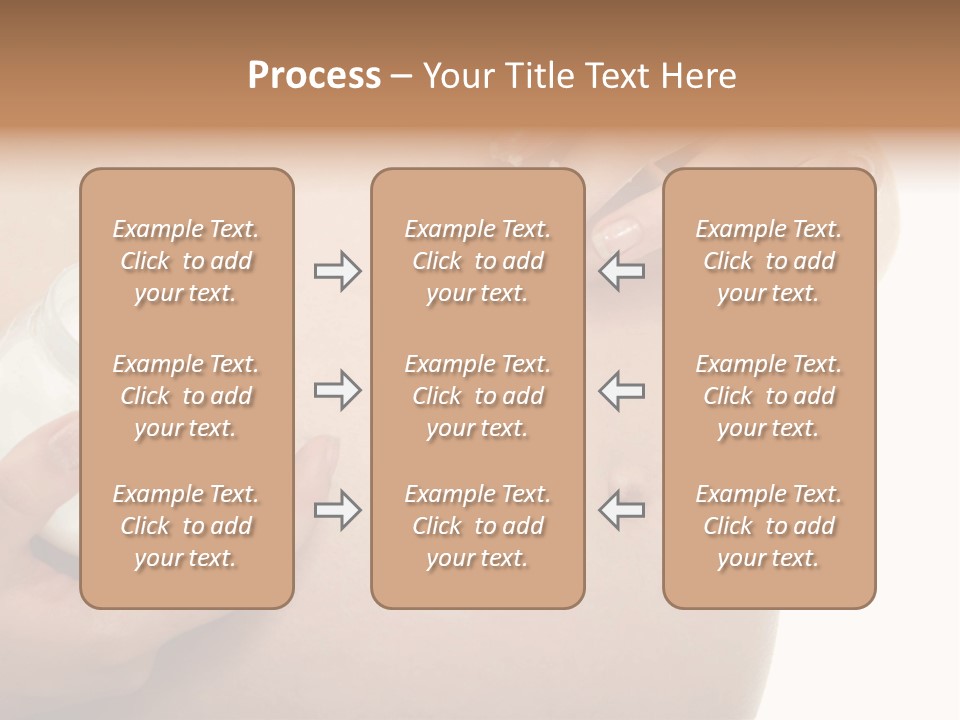 Blue Sky Small Garden PowerPoint Template