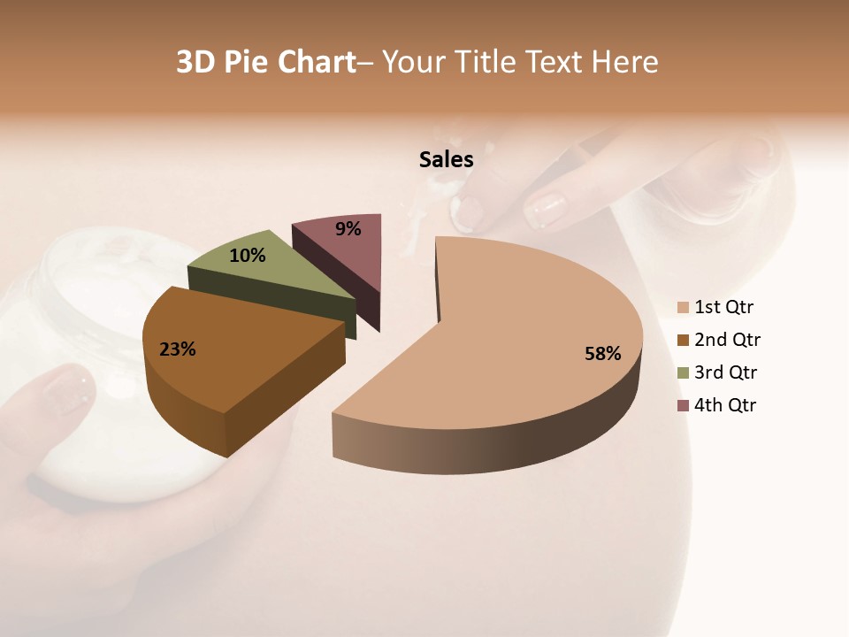Blue Sky Small Garden PowerPoint Template