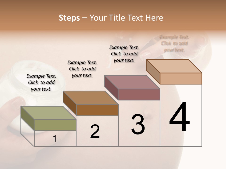 Blue Sky Small Garden PowerPoint Template