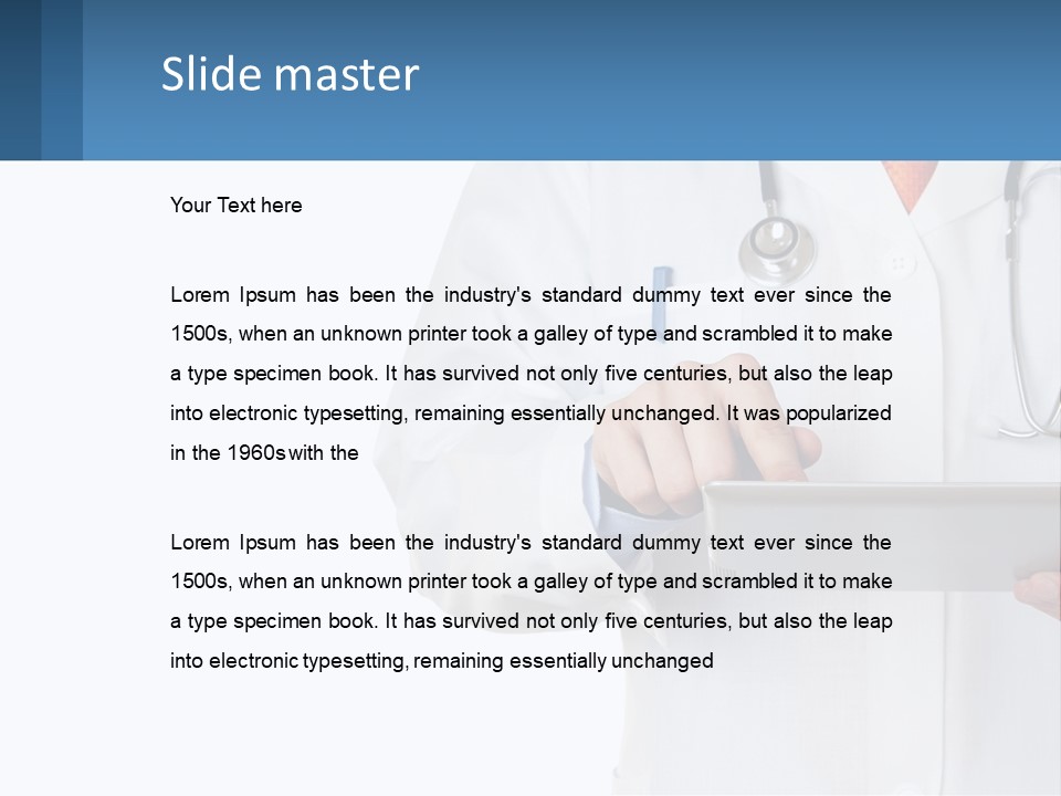 Model Cloud Estate PowerPoint Template