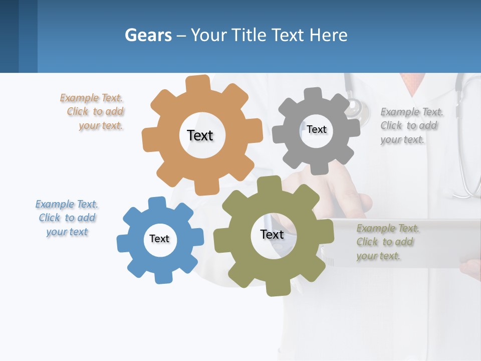 Model Cloud Estate PowerPoint Template