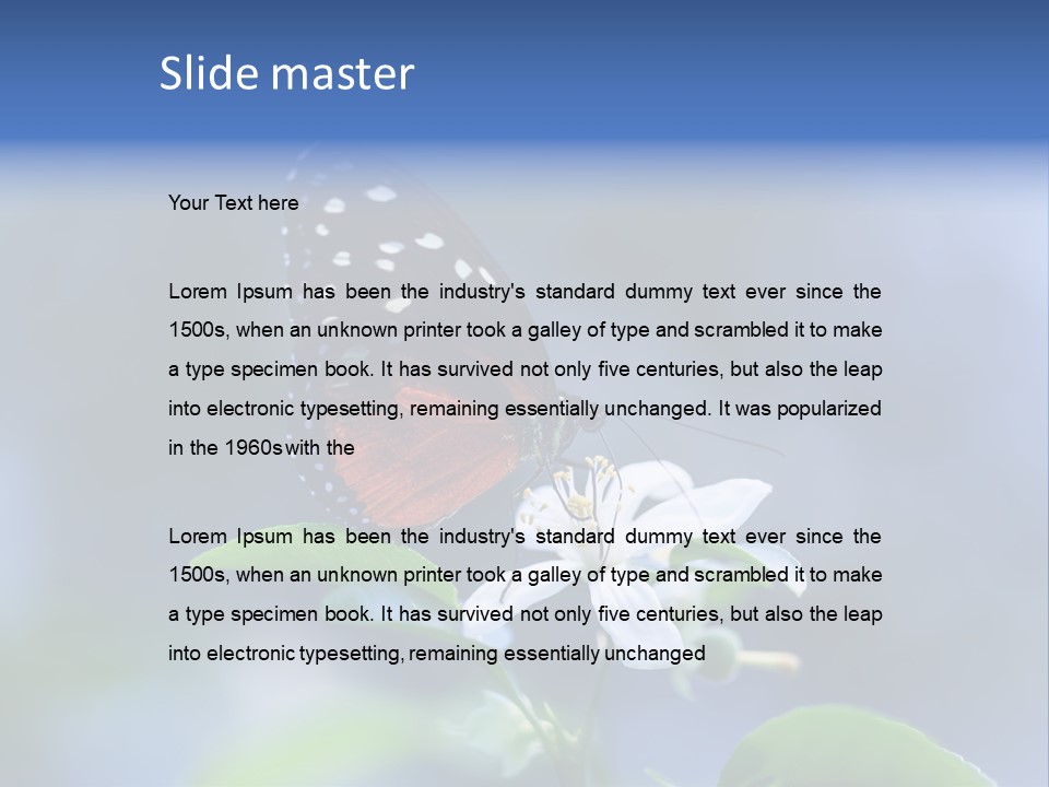 Hand Dream Grass PowerPoint Template