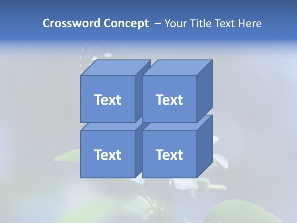 Hand Dream Grass PowerPoint Template