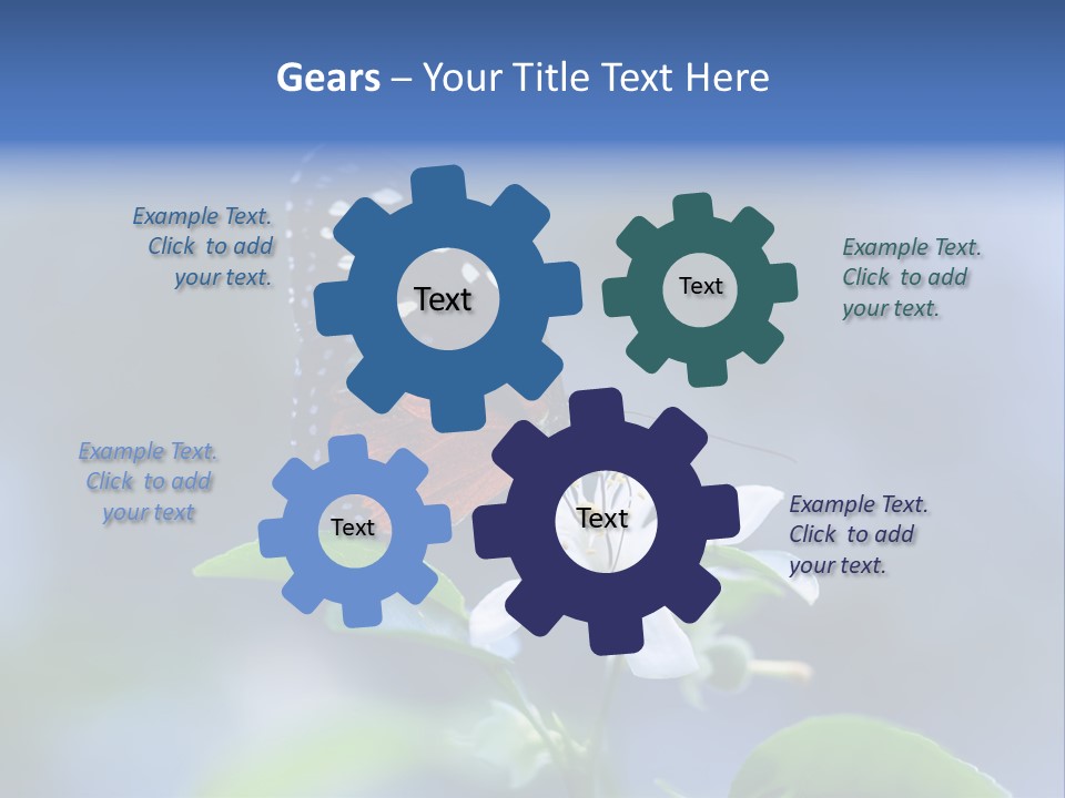 Hand Dream Grass PowerPoint Template