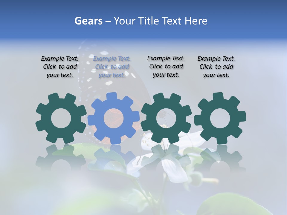 Hand Dream Grass PowerPoint Template