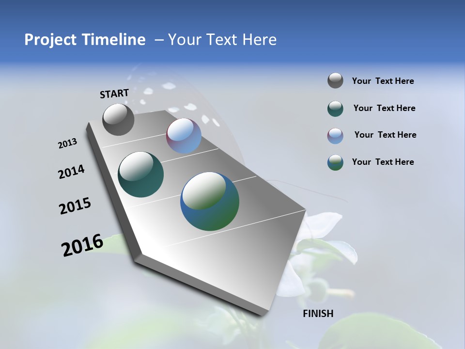 Hand Dream Grass PowerPoint Template