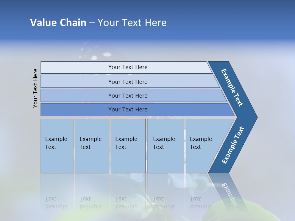 Hand Dream Grass PowerPoint Template