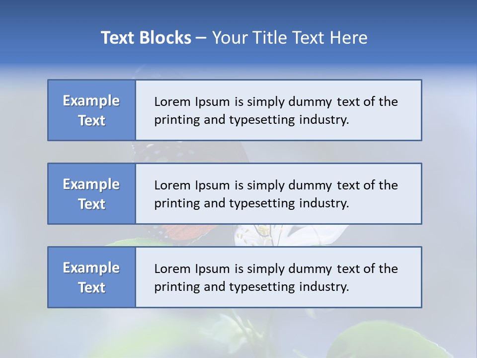 Hand Dream Grass PowerPoint Template