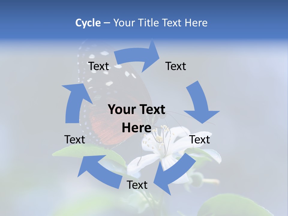 Hand Dream Grass PowerPoint Template