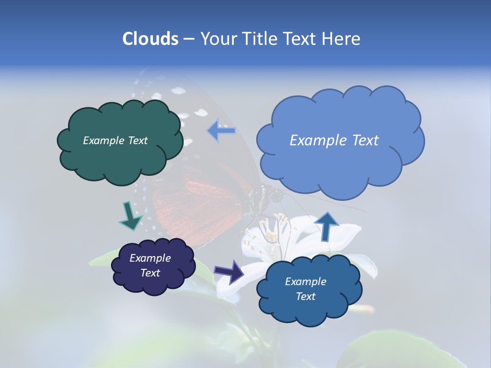 Hand Dream Grass PowerPoint Template